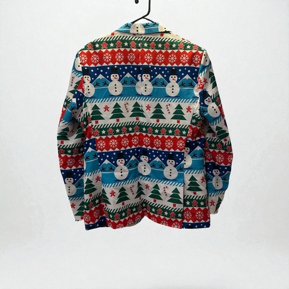 Opposuits Winter Snowman Snowflake Funny Suit Blazer Medium 38-40 - Picture 2 of 7